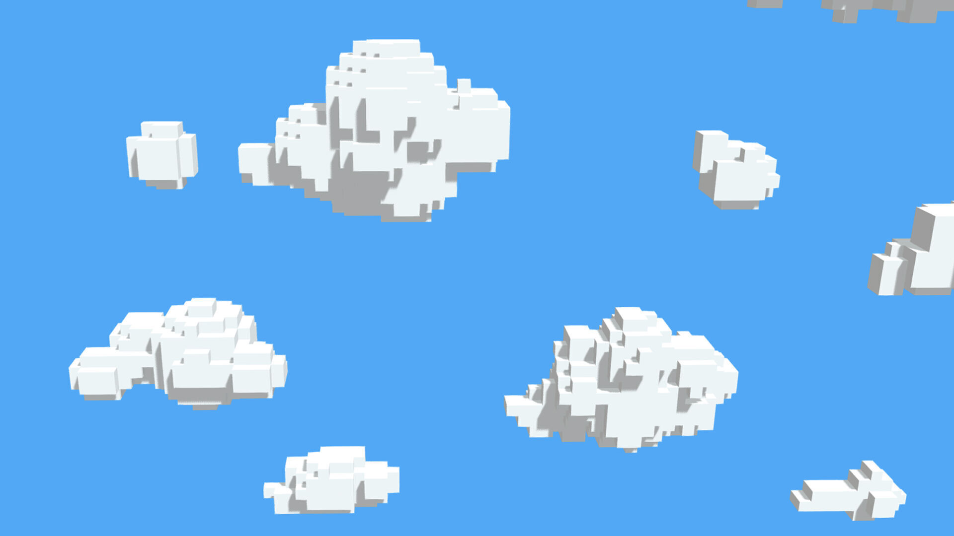 Stylized Clouds Pack - Vol 07 Free low-poly 3D model_7