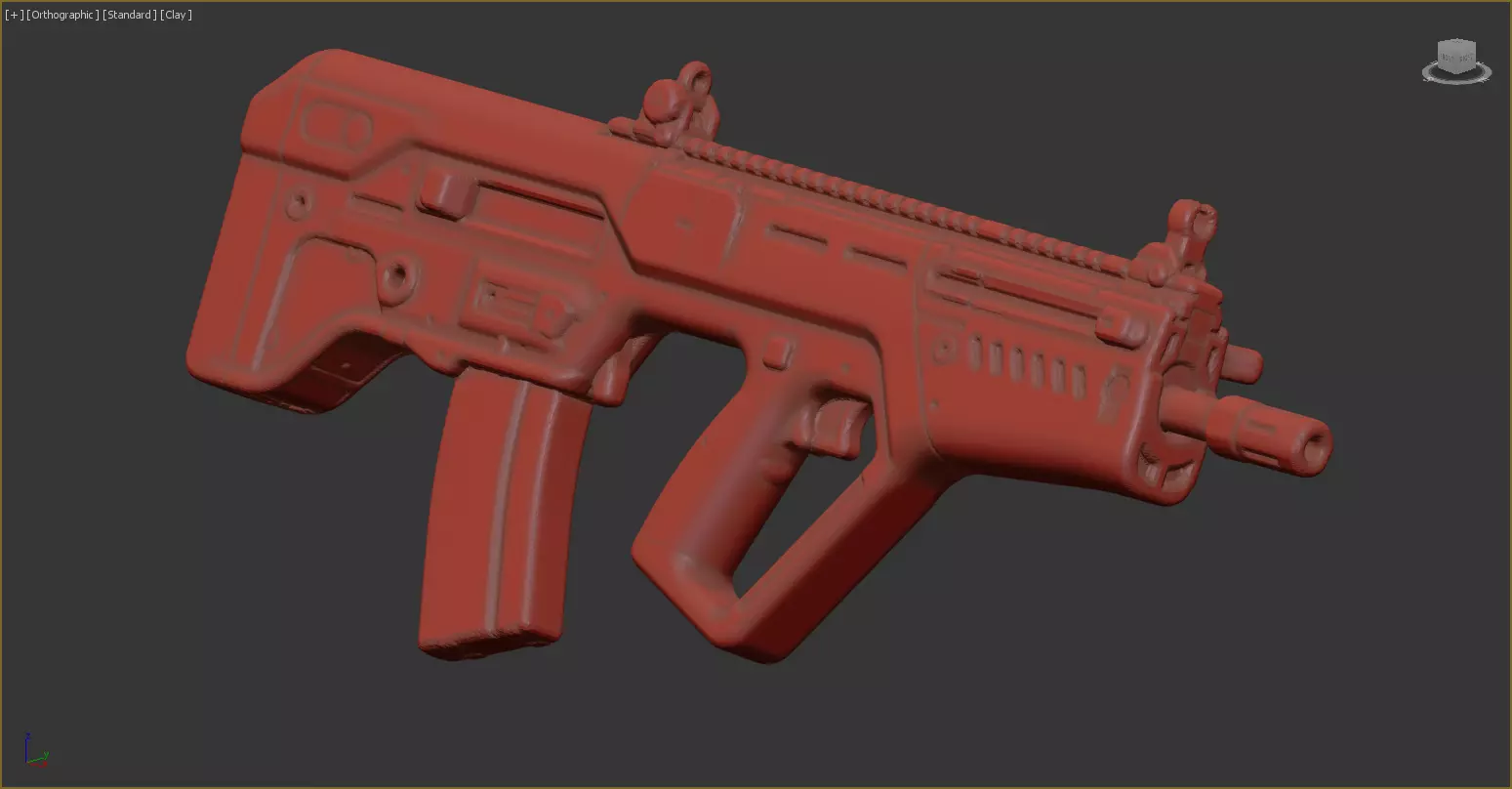 35 scale IWI Tavor CTAR-21 3D print model