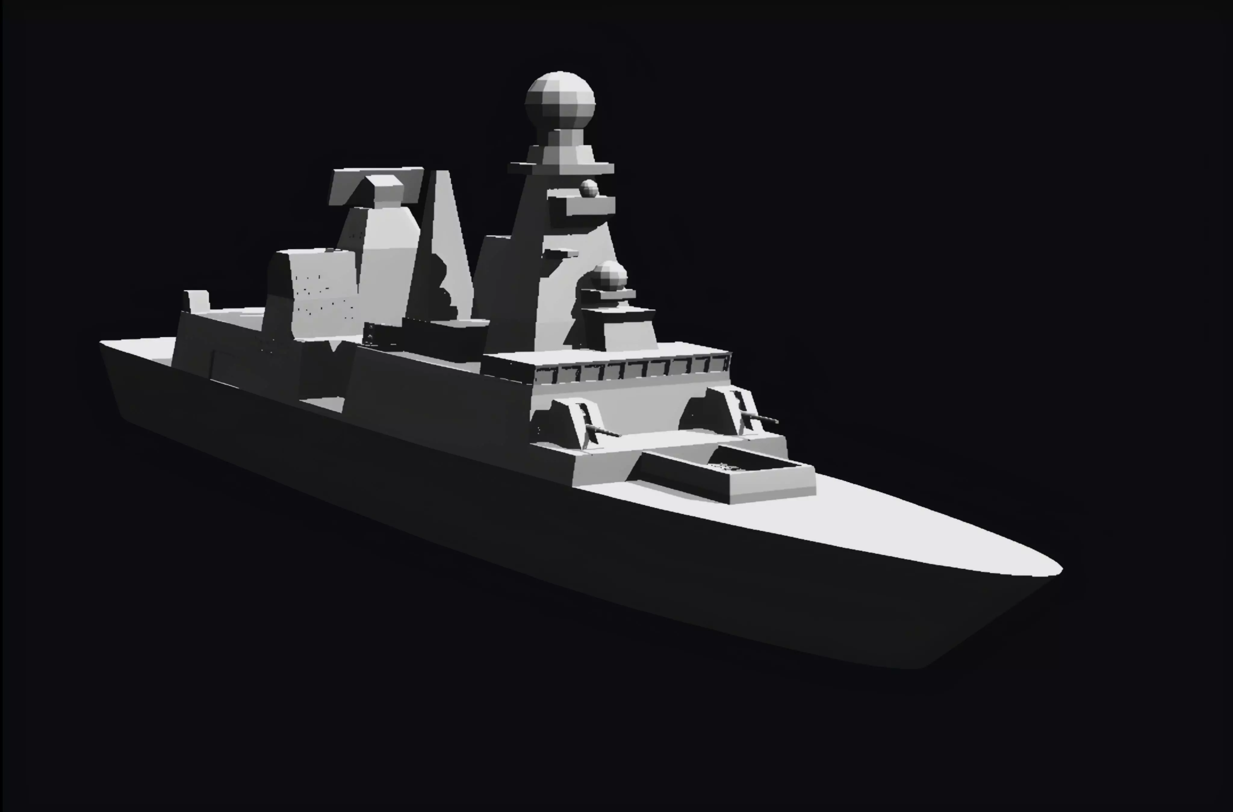 Horizon class frigate 3D print model