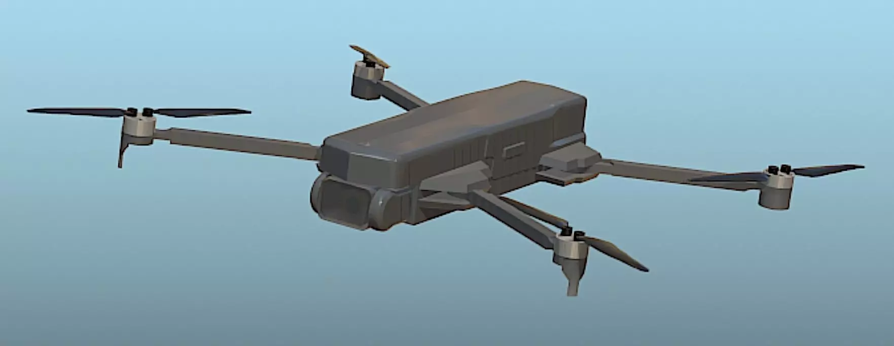 Ruko F11GIM2 Drone - High Poly Free 3D model