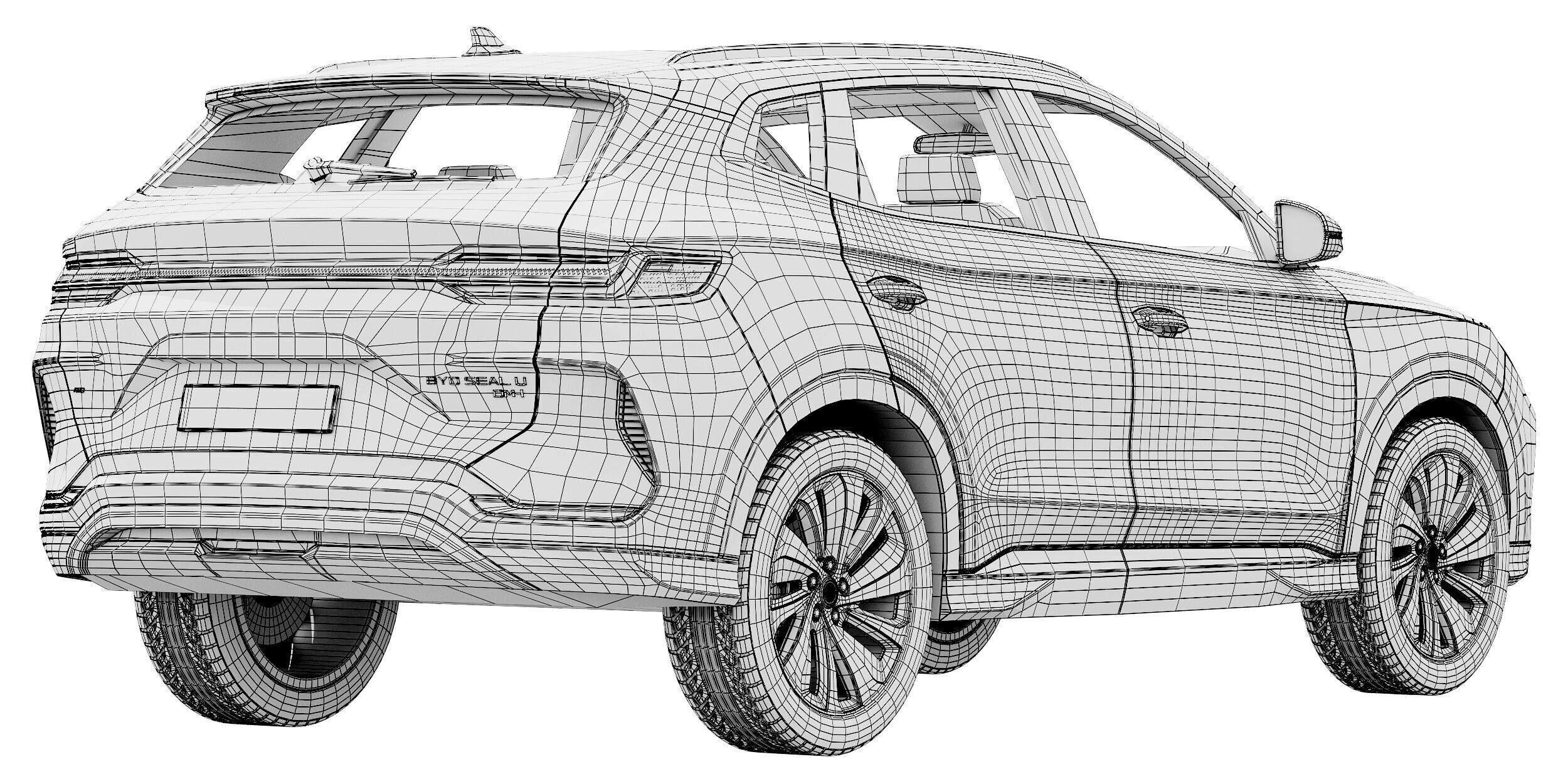 BYD Seal U DM-i 2025 3D model_16