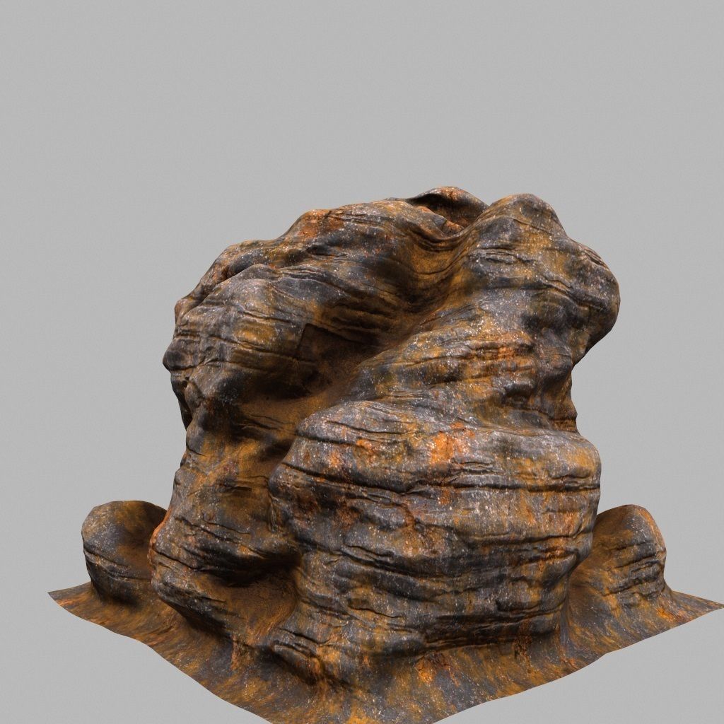 Rock 3D model_12