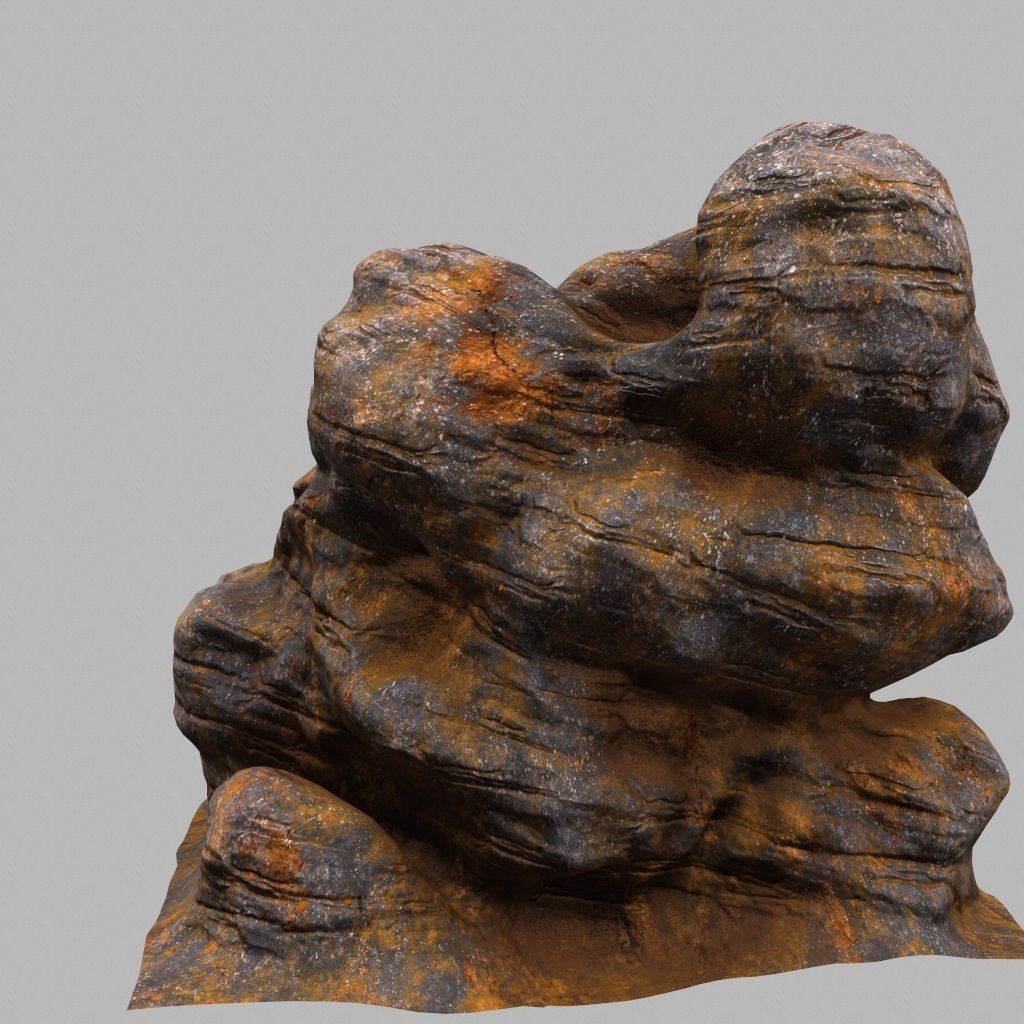 Rock 3D model_9