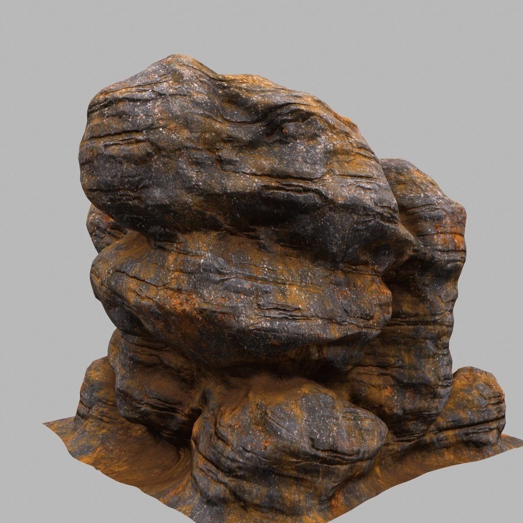 Rock 3D model_5