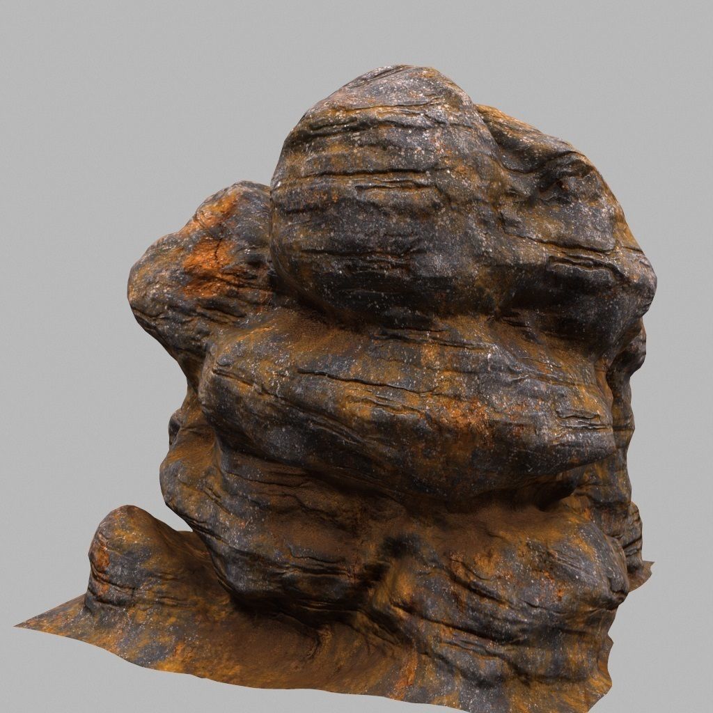 Rock 3D model_4