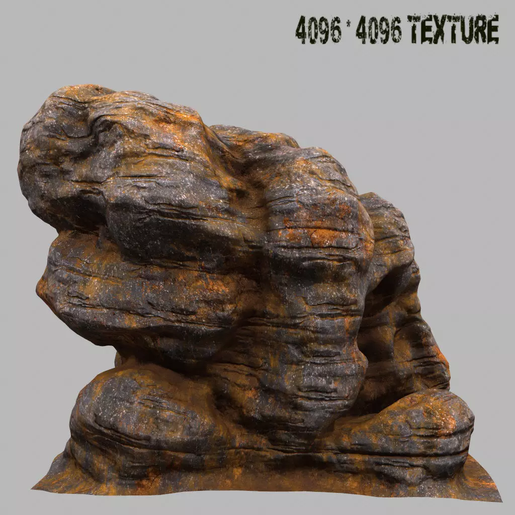 Rock 3D model_0