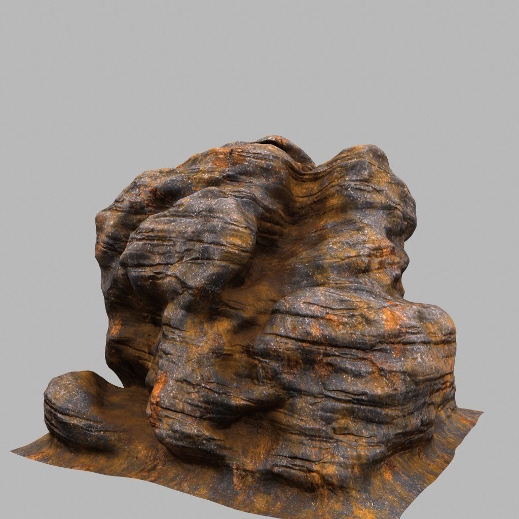 Rock 3D model_1