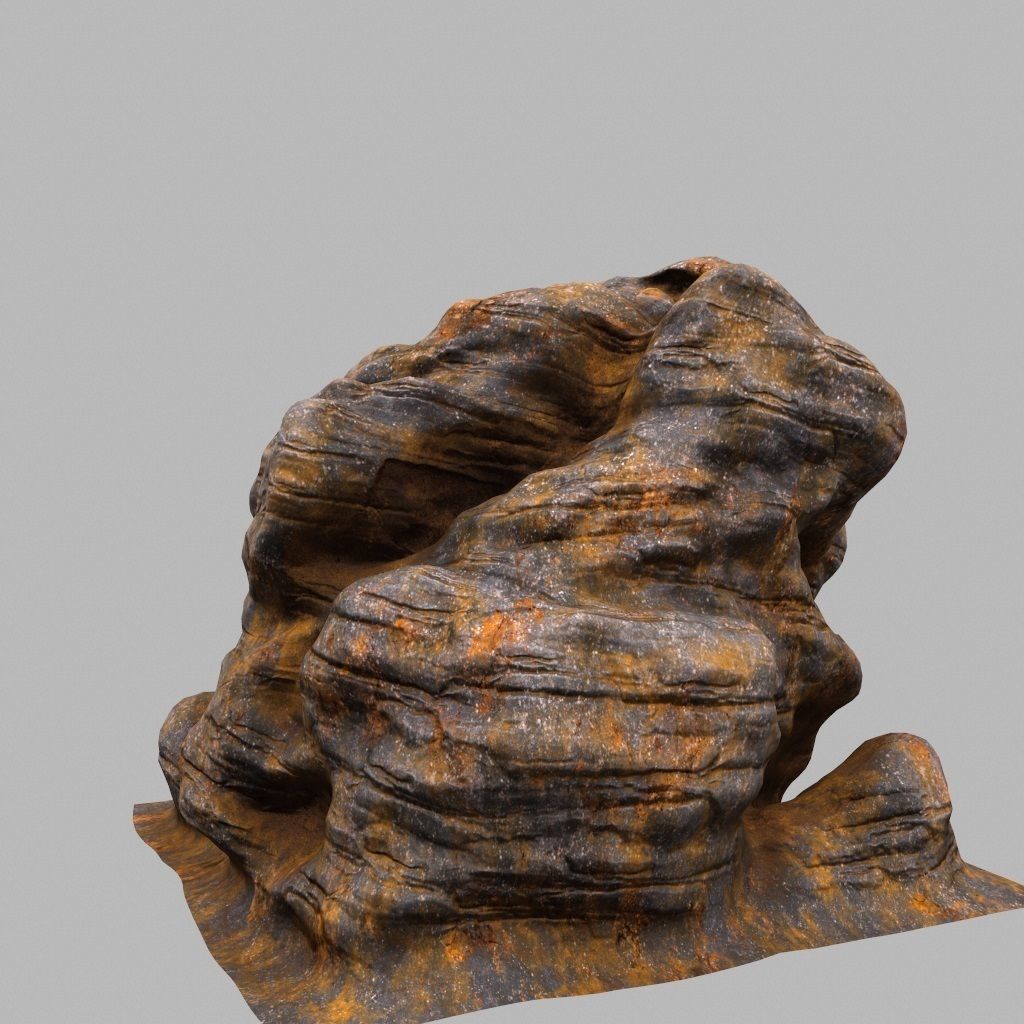 Rock 3D model_2