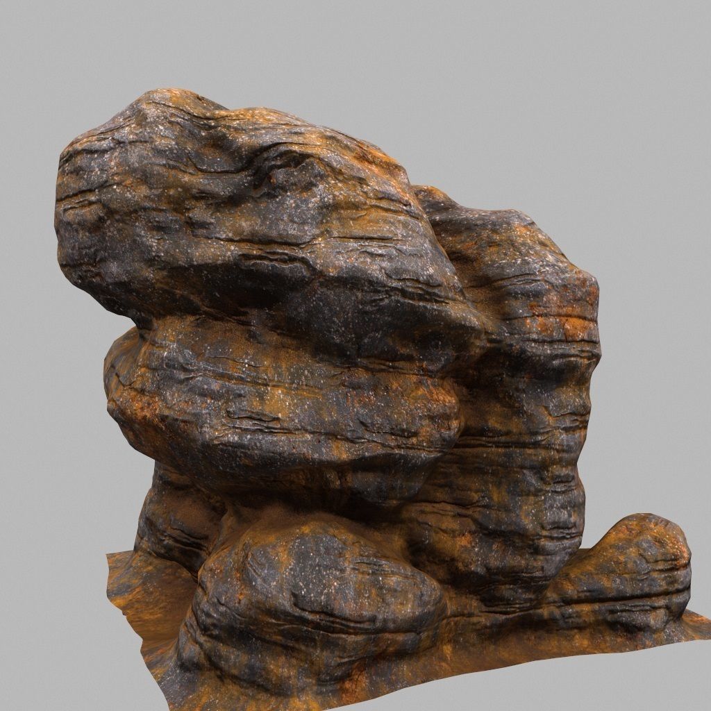 Rock 3D model_7