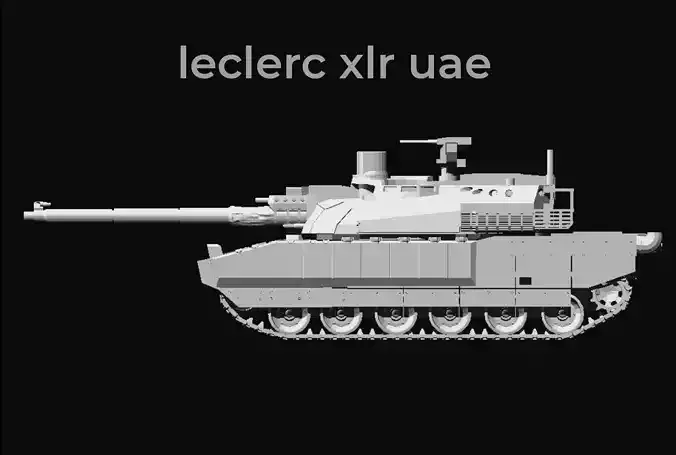 Leclerc mbt UAE version 3D print model