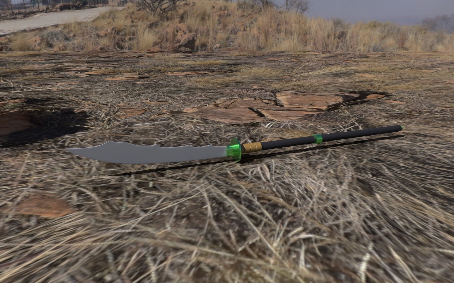 Asian Weapons Bundle 2K -Beta- Low-poly 3D model_10