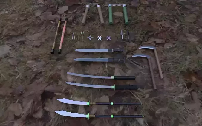 Asian Weapons Bundle 2K -Beta-