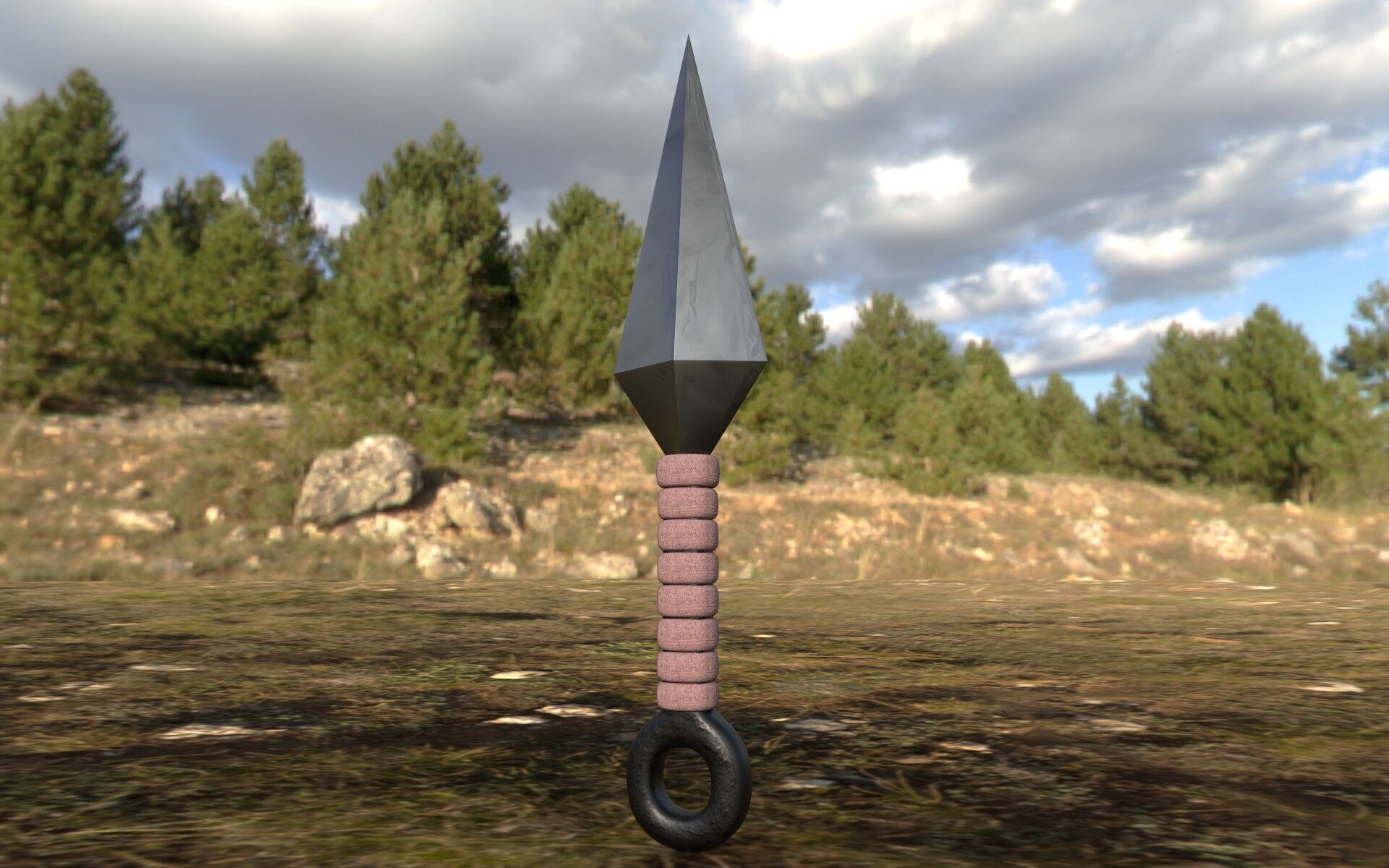 Asian Weapons Bundle 2K -Beta- Low-poly 3D model_9