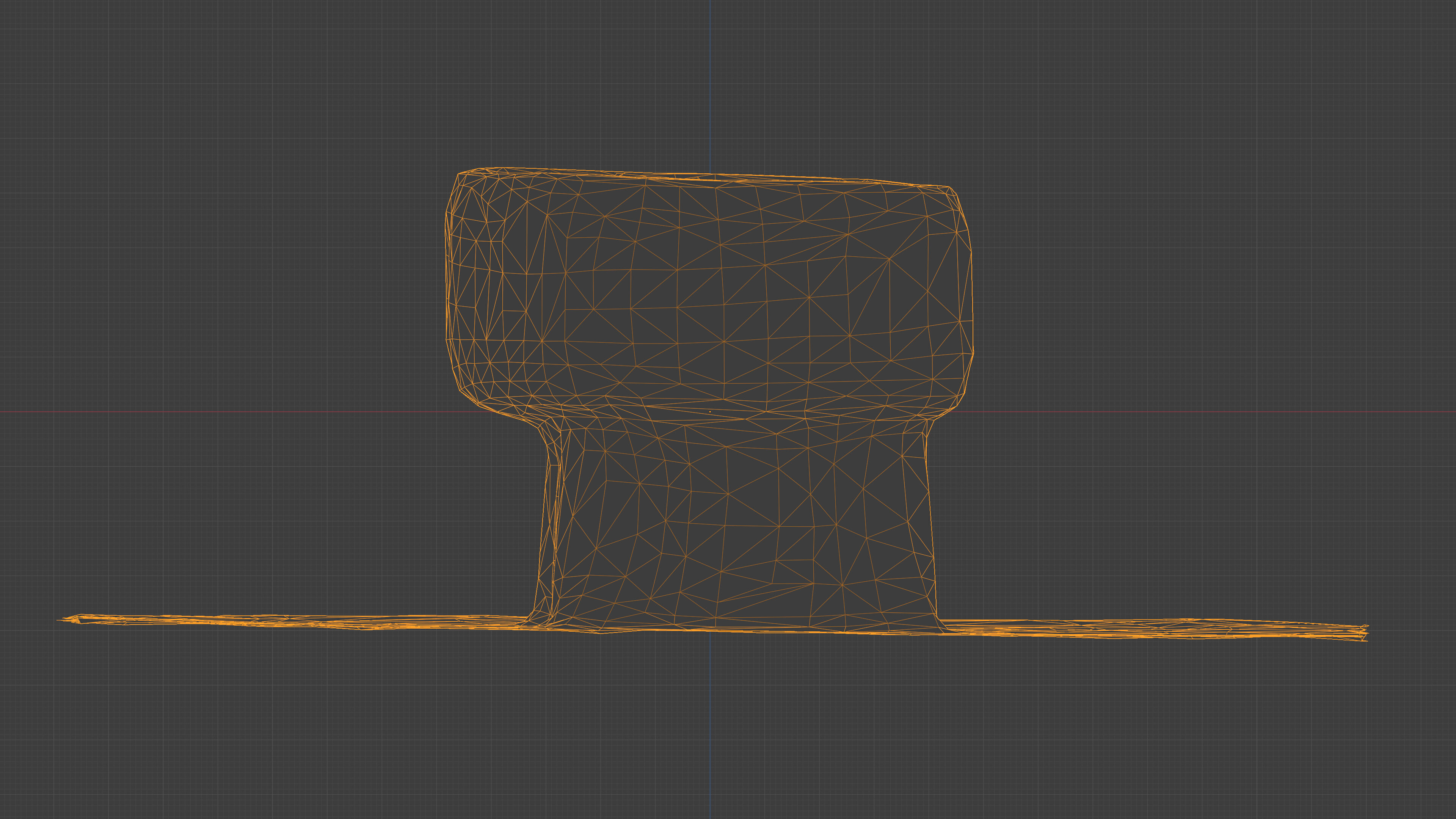 Photorealistic 3D scan of concrete abandoned empty planter Low-poly 3D model_16