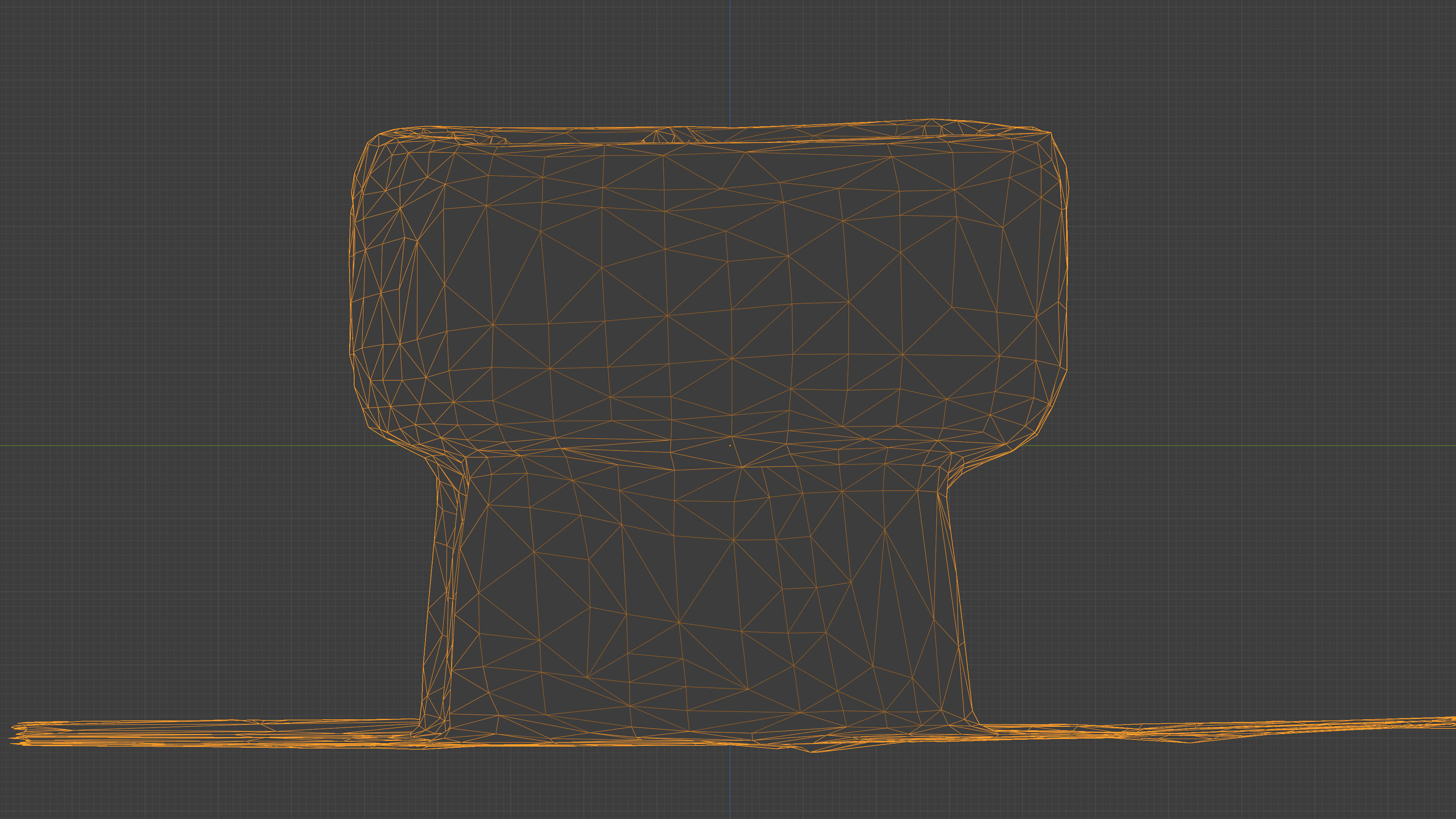 Photorealistic 3D scan of concrete abandoned empty planter Low-poly 3D model_18