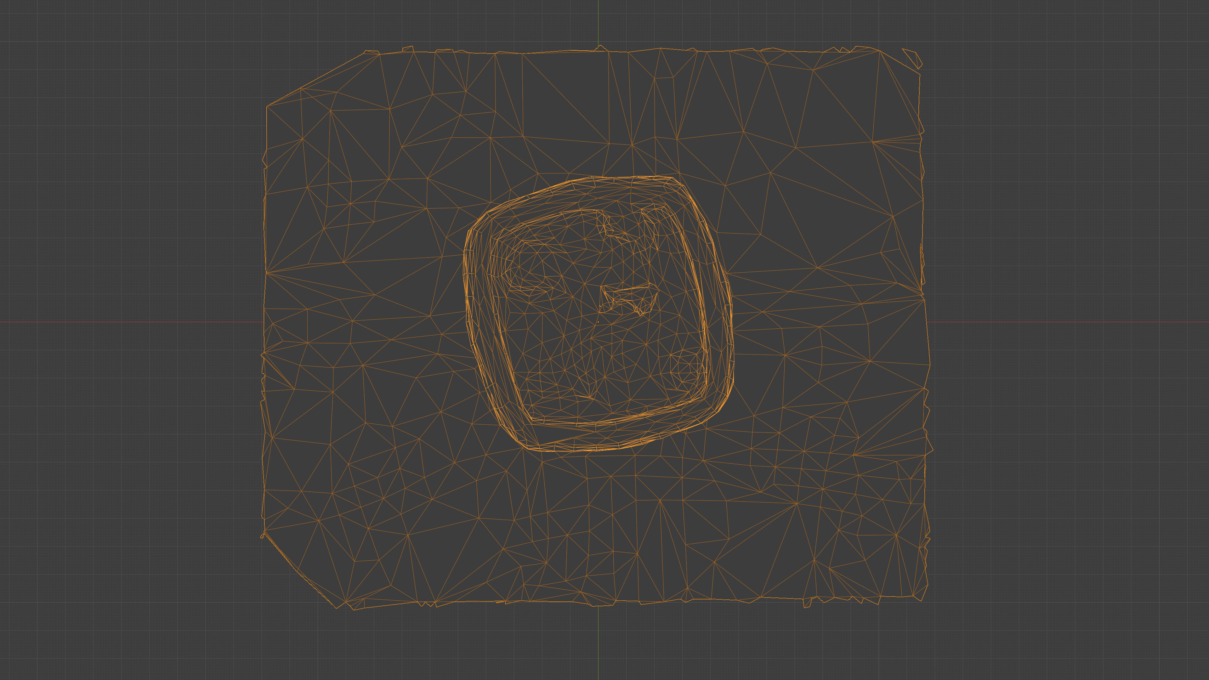Photorealistic 3D scan of concrete abandoned empty planter Low-poly 3D model_20