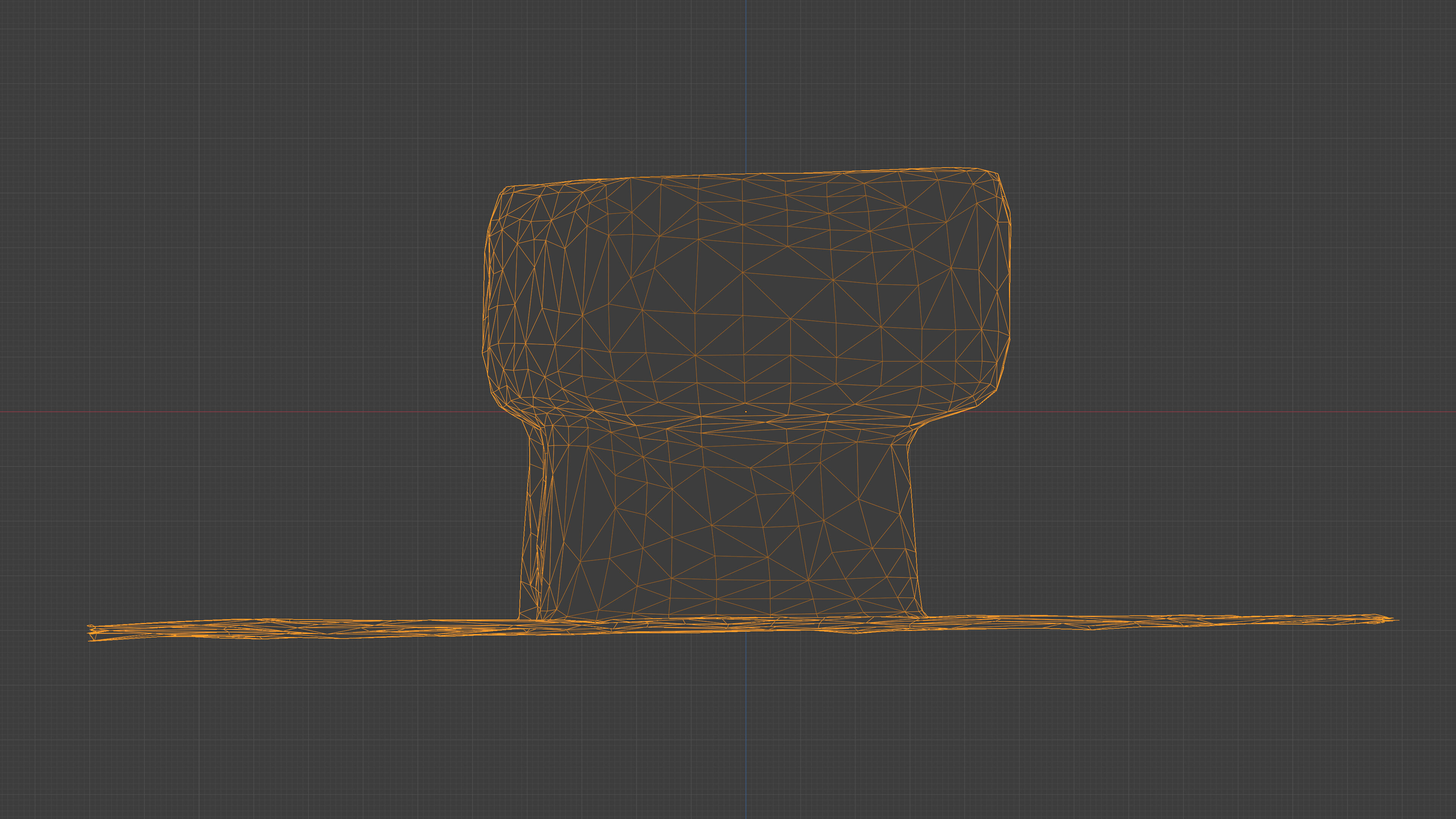 Photorealistic 3D scan of concrete abandoned empty planter Low-poly 3D model_4