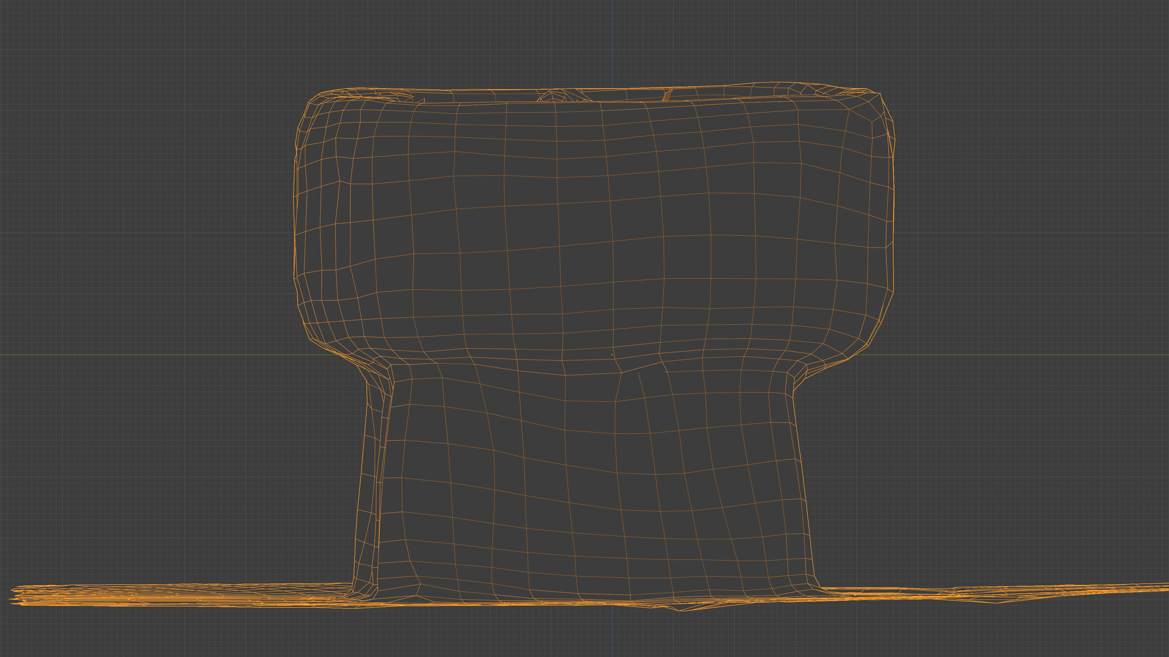 Photorealistic 3D scan of concrete abandoned empty planter Low-poly 3D model_26