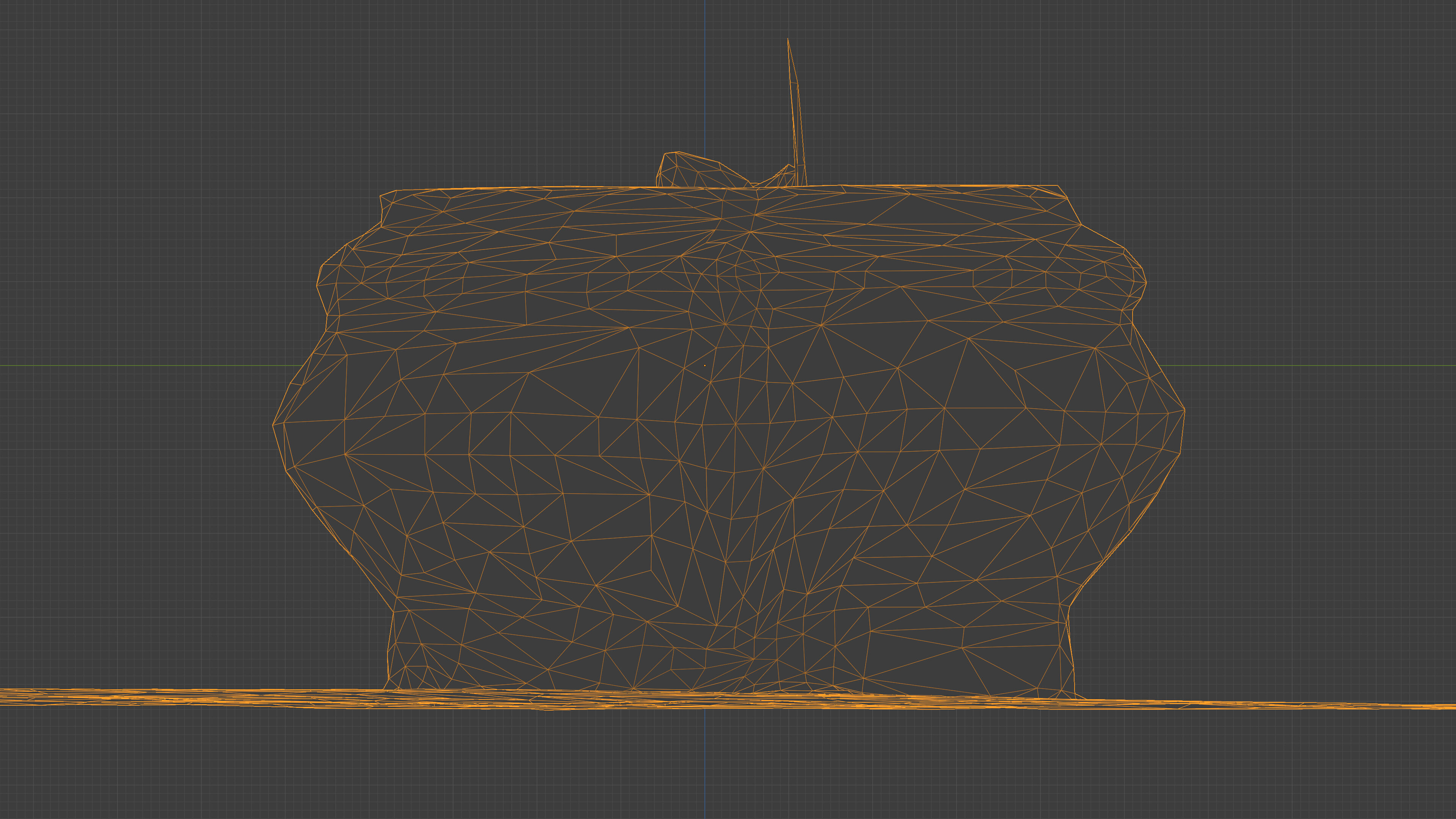 Photorealistic 3D scan of concrete abandoned empty planter Low-poly 3D model_17