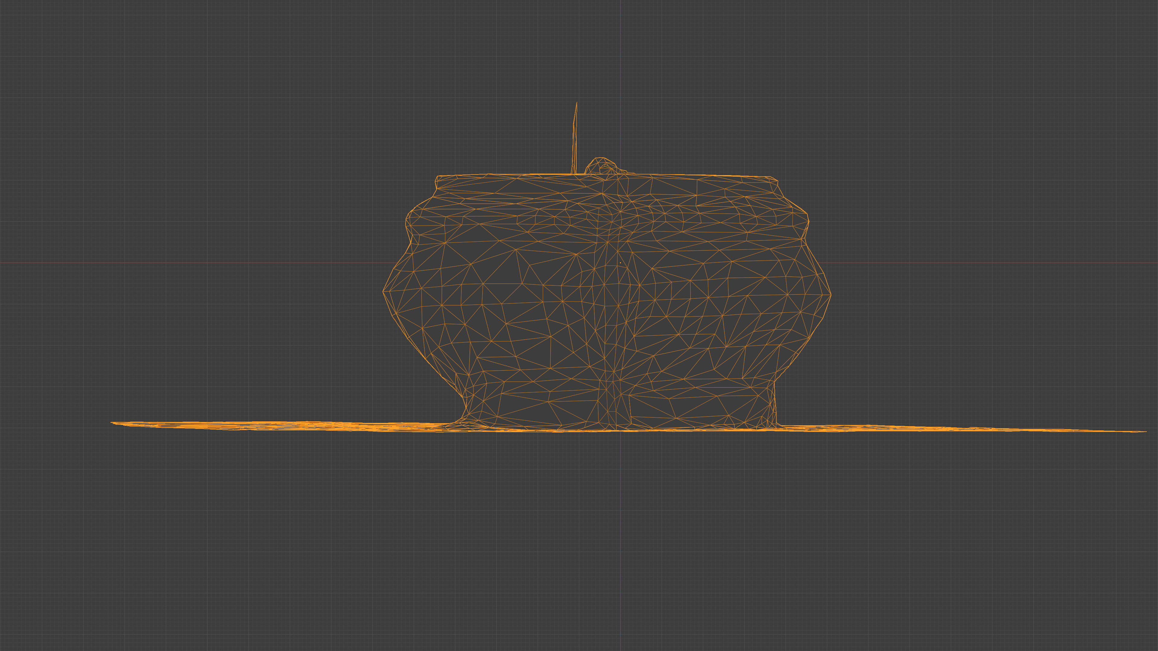 Photorealistic 3D scan of concrete abandoned empty planter Low-poly 3D model_16