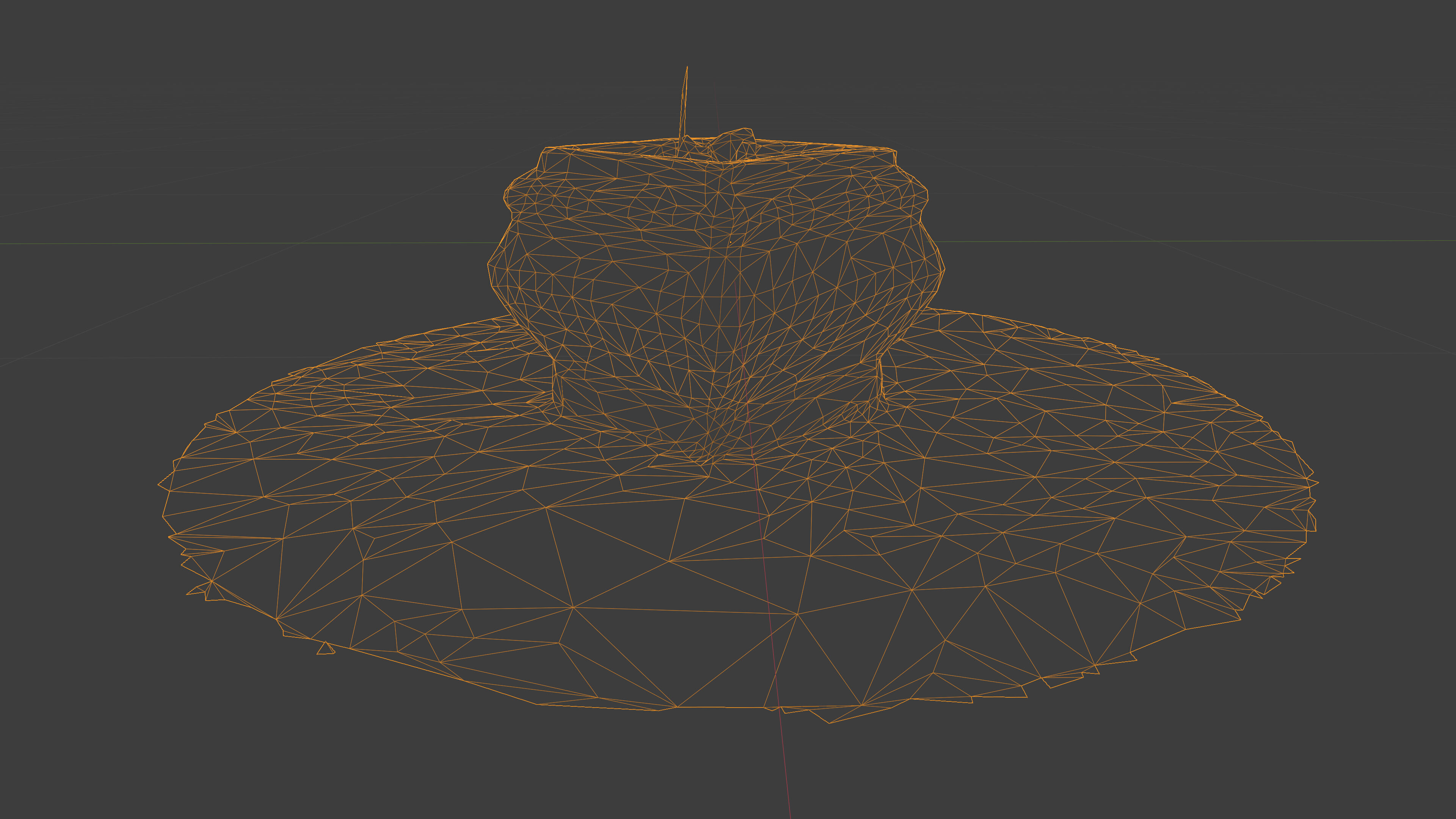 Photorealistic 3D scan of concrete abandoned empty planter Low-poly 3D model_19