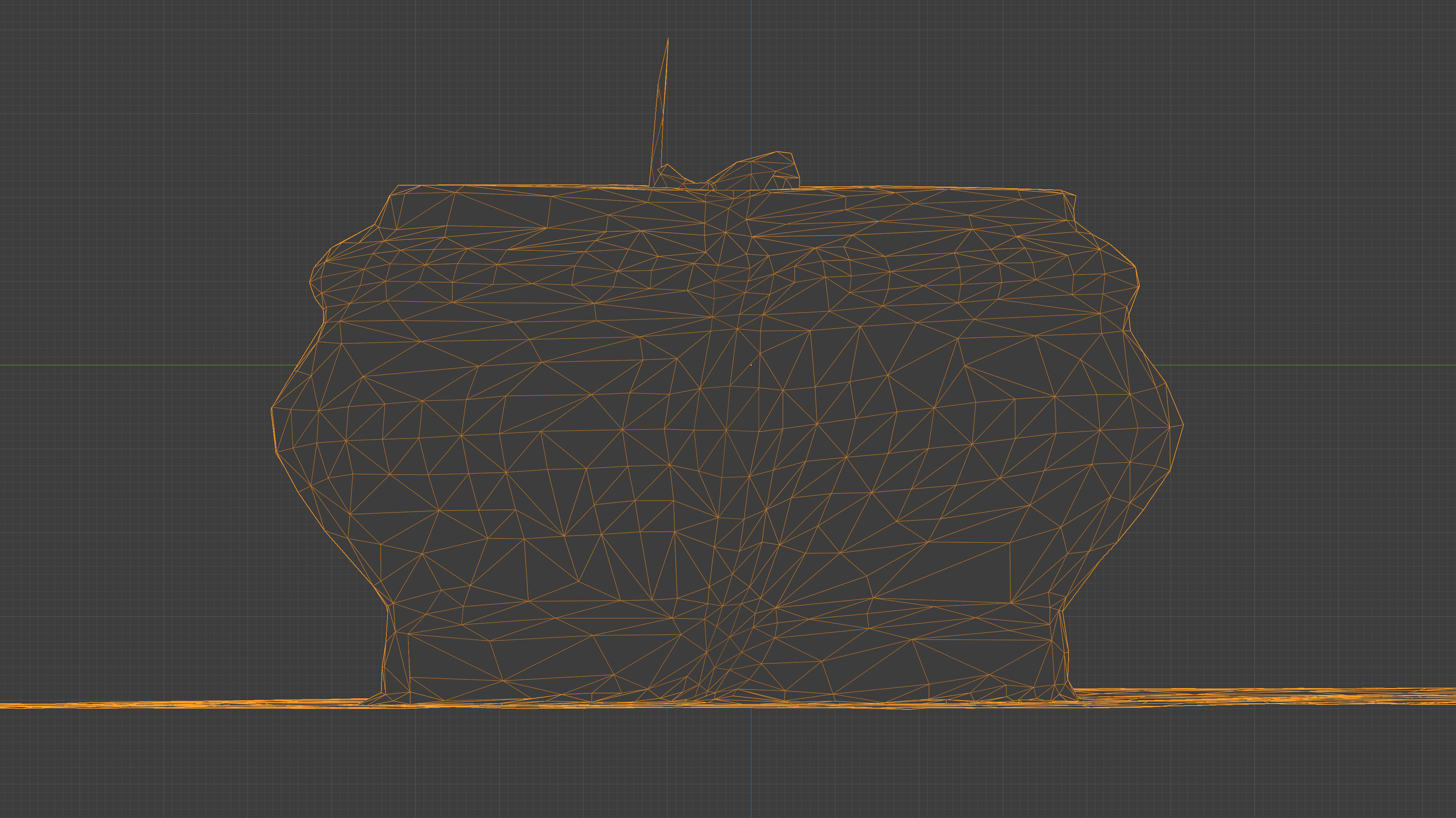 Photorealistic 3D scan of concrete abandoned empty planter Low-poly 3D model_18