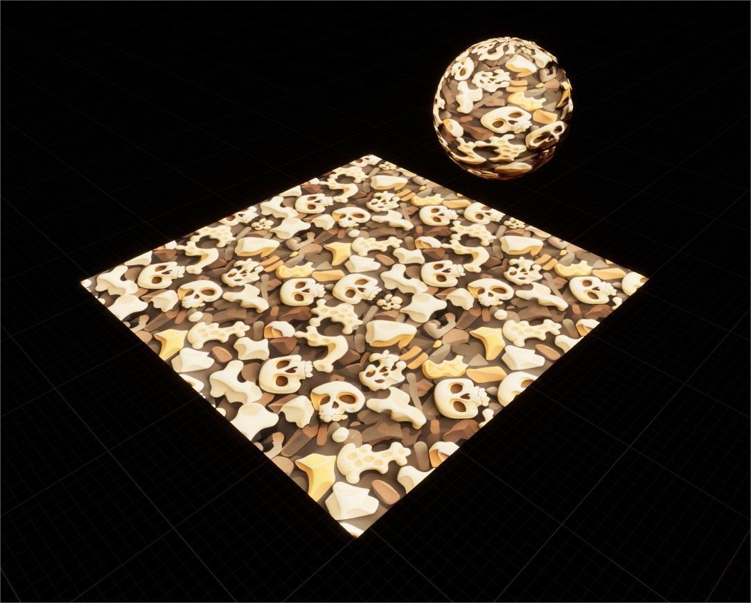 Game-Ready PBR Stylized Stockpiles Materials Mega Pack Texture_15