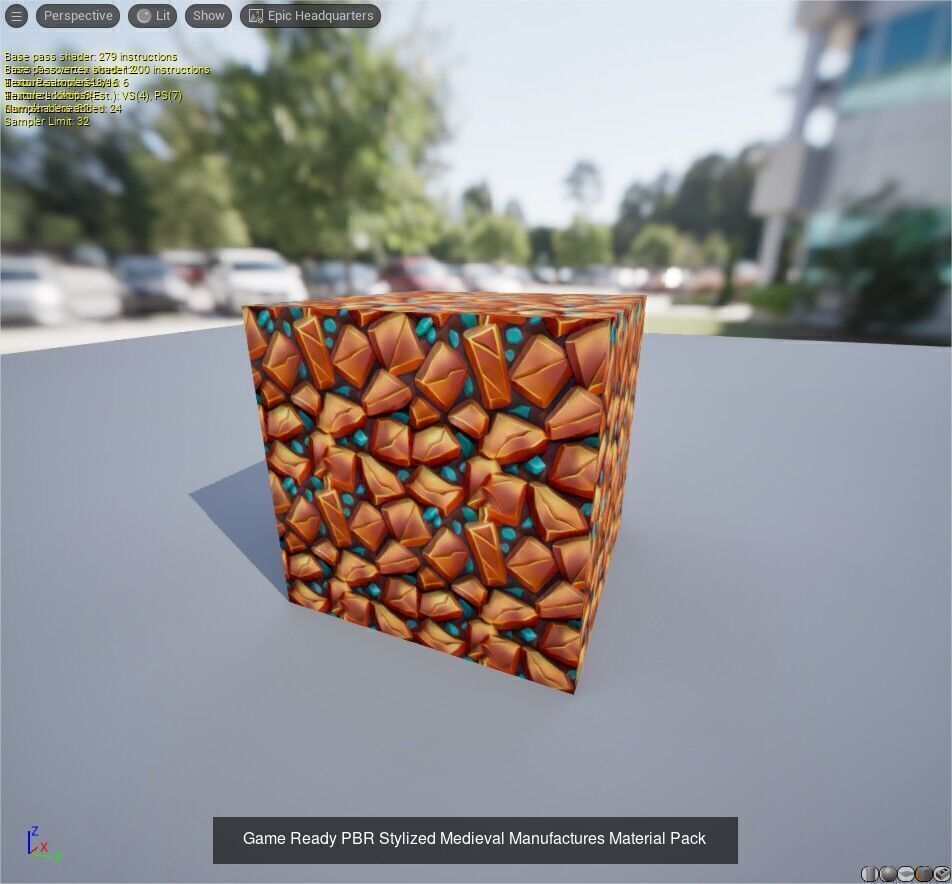 Game-Ready PBR Stylized Stockpiles Materials Mega Pack Texture_9