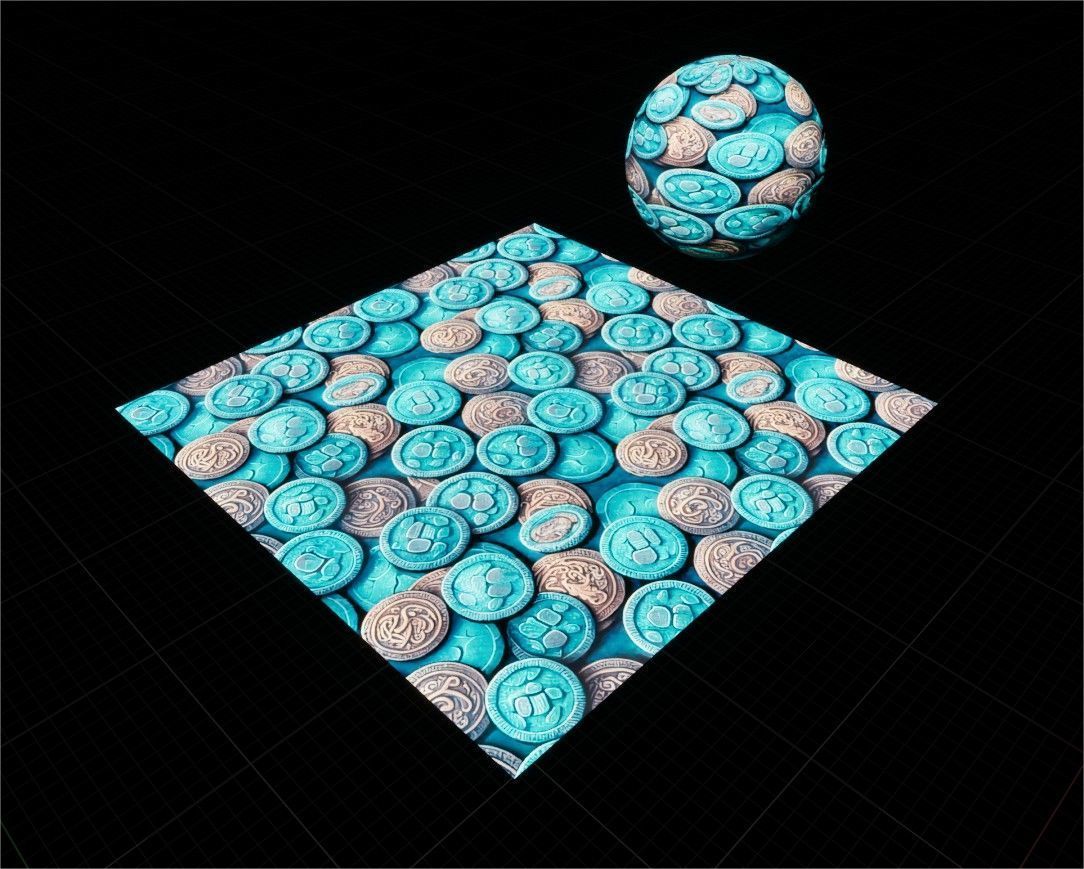 Game-Ready PBR Stylized Stockpiles Materials Mega Pack Texture_24