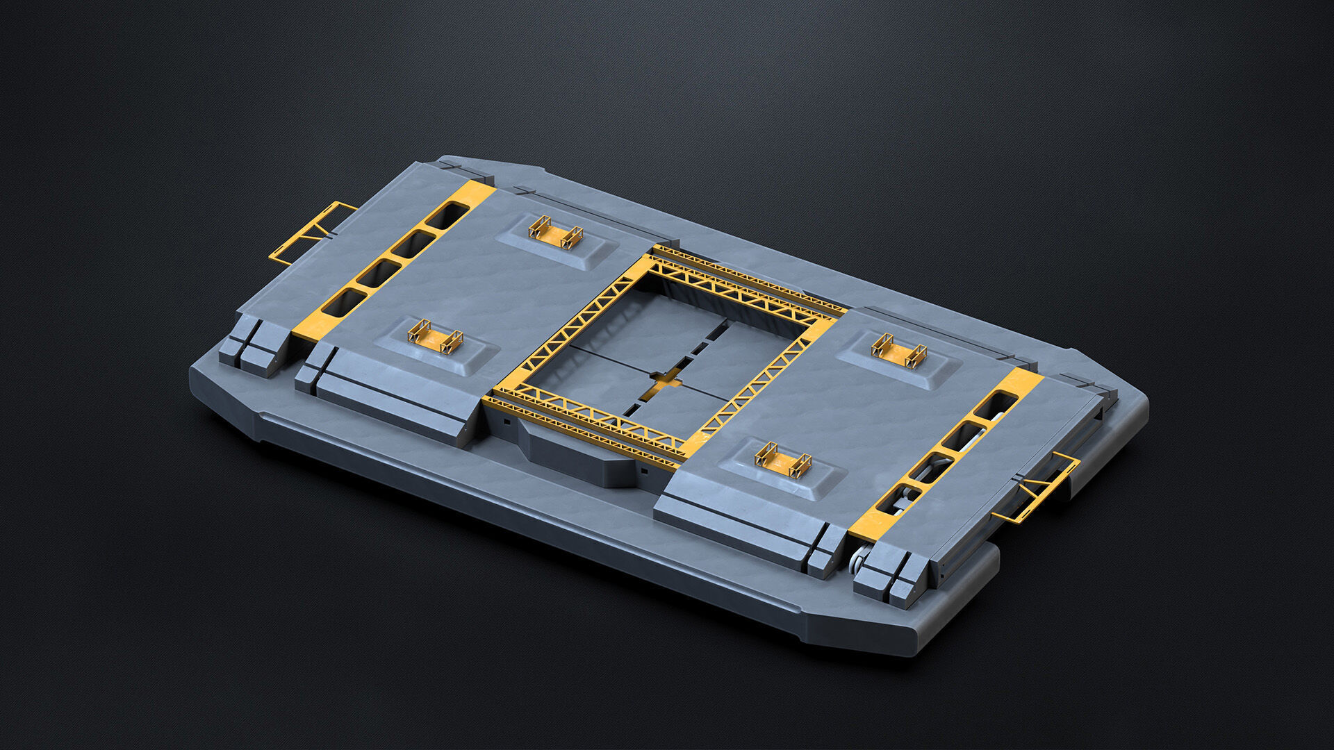 11 SUB-D Scifi Architecture Kitbash Elements Vol IV 3D model_4