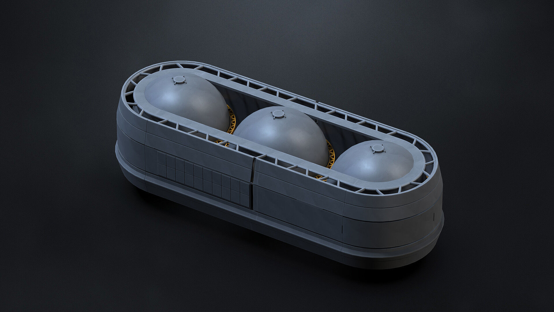 11 SUB-D Scifi Architecture Kitbash Elements Vol IV 3D model_7