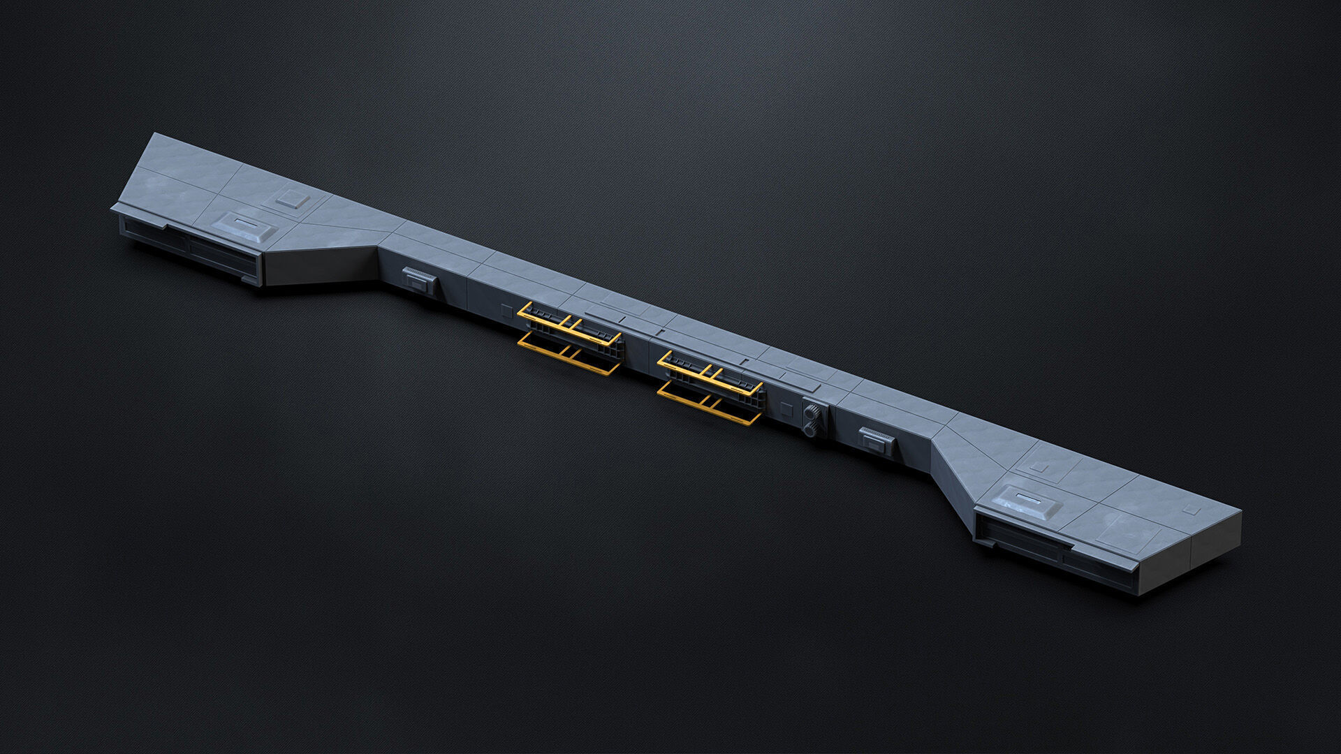 11 SUB-D Scifi Architecture Kitbash Elements Vol IV 3D model_11