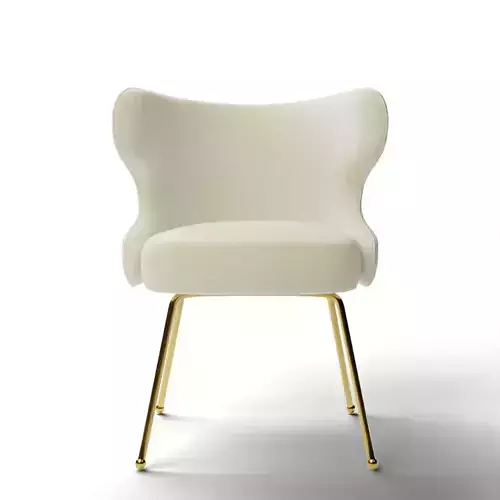 Piper Wingback Dining Chair By Anthropologie in White