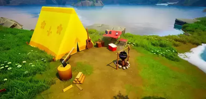 Stylized Camping Props Pack