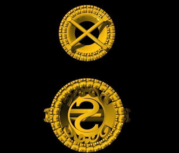 Cocktail Ring 3dm file 3D print model_1