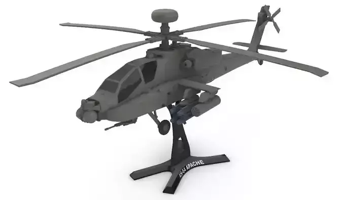 Apache AH-64 3D print model