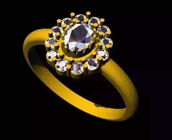 cluster ring 3dm file