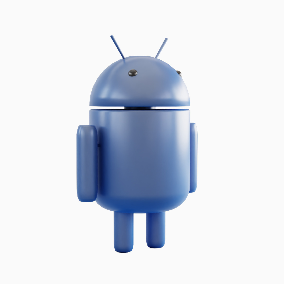 Android Robot 02 Low-poly 3D model_2