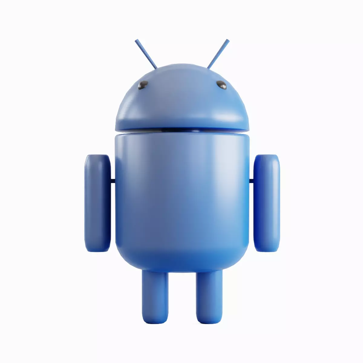 Android Robot 02 Low-poly 3D model_0