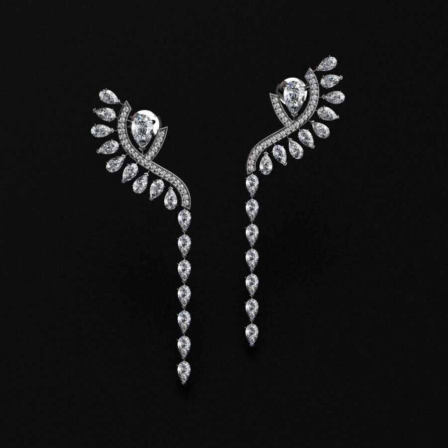 Earrings 3D print model_5
