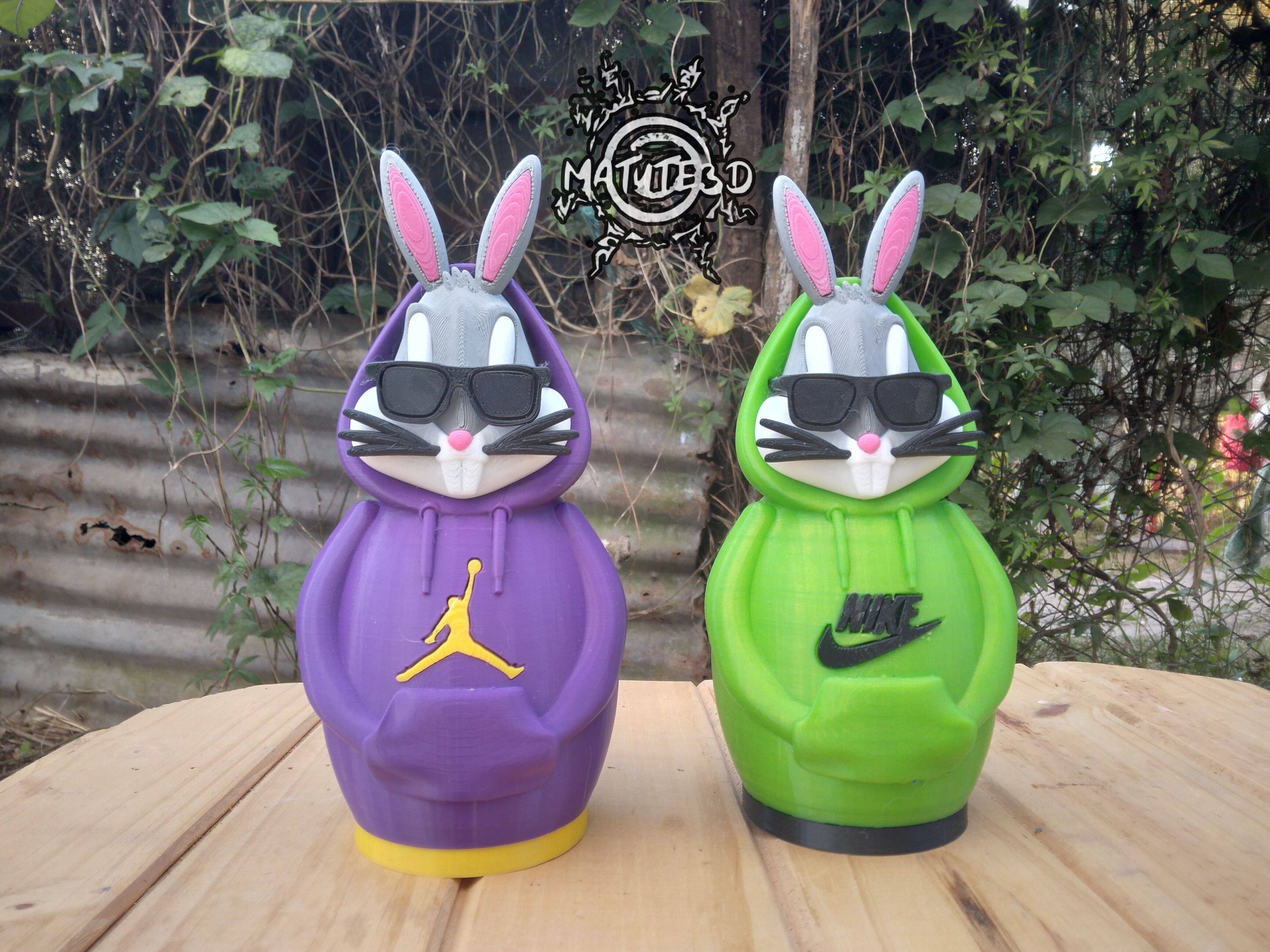 huevo de pascua bugs bunny 3D print model_1