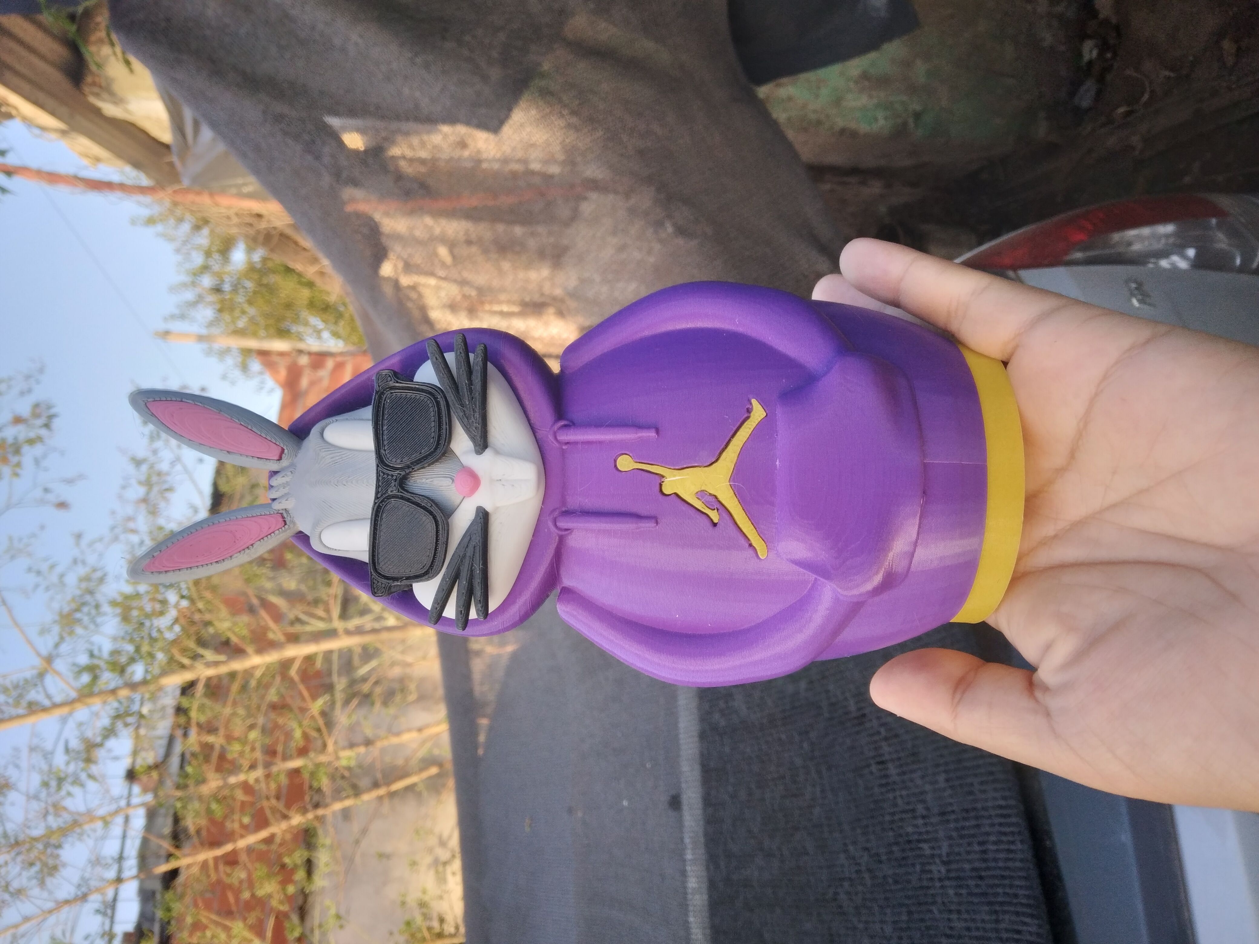 huevo de pascua bugs bunny 3D print model_3