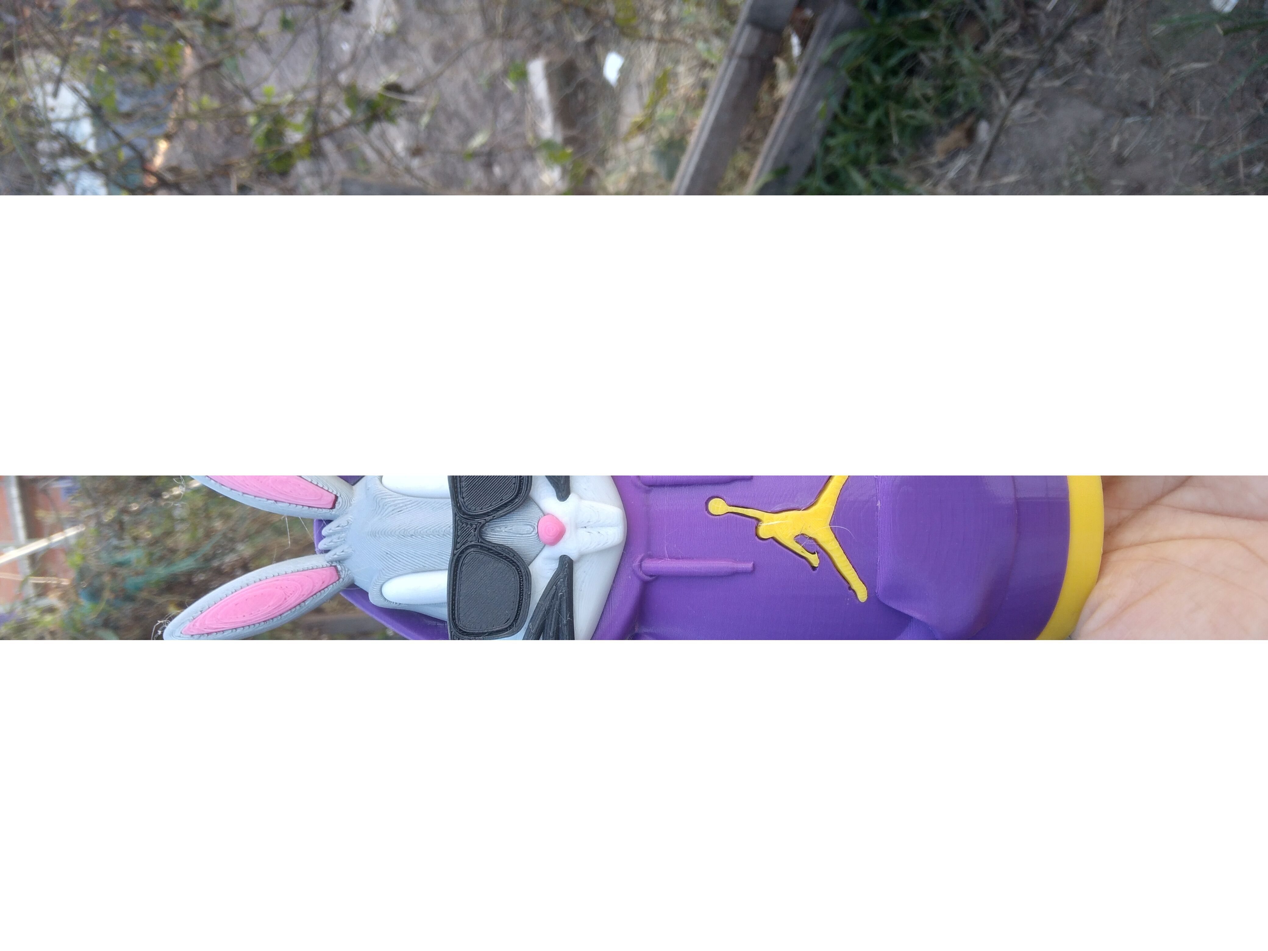 huevo de pascua bugs bunny 3D print model_4