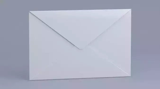 Envelope White 3D model