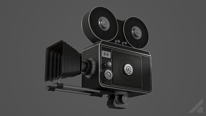 Old Film Camera 3D model