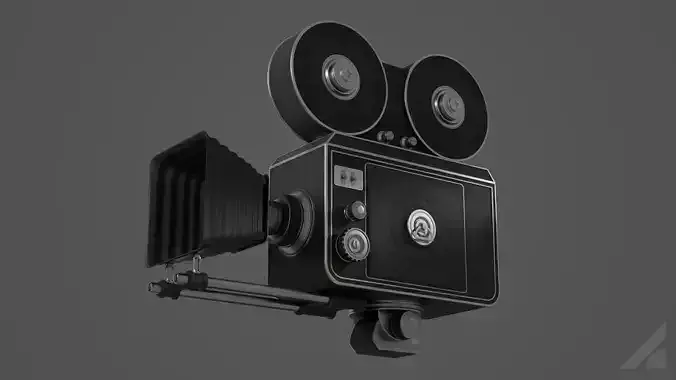 Old Film Camera 3D model