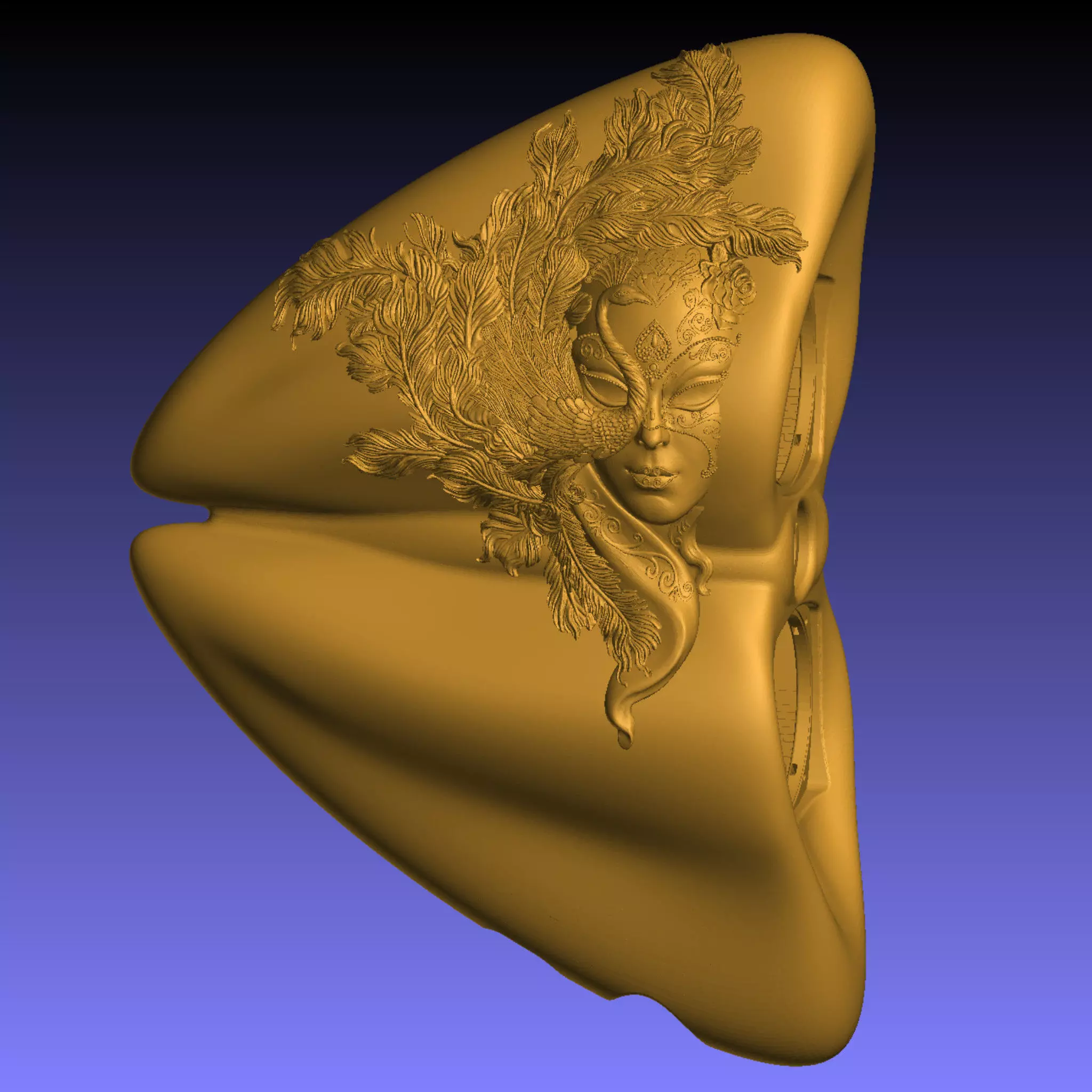 Loudspeaker enclosure NYMOS Masquee 3D print model_0