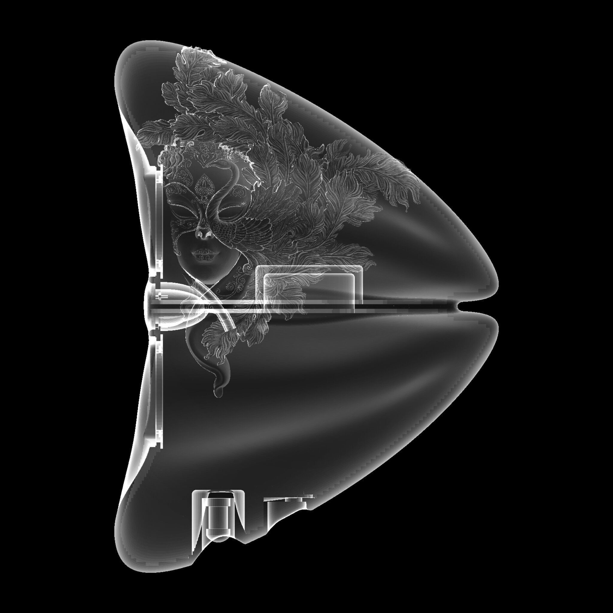 Loudspeaker enclosure NYMOS Masquee 3D print model_6