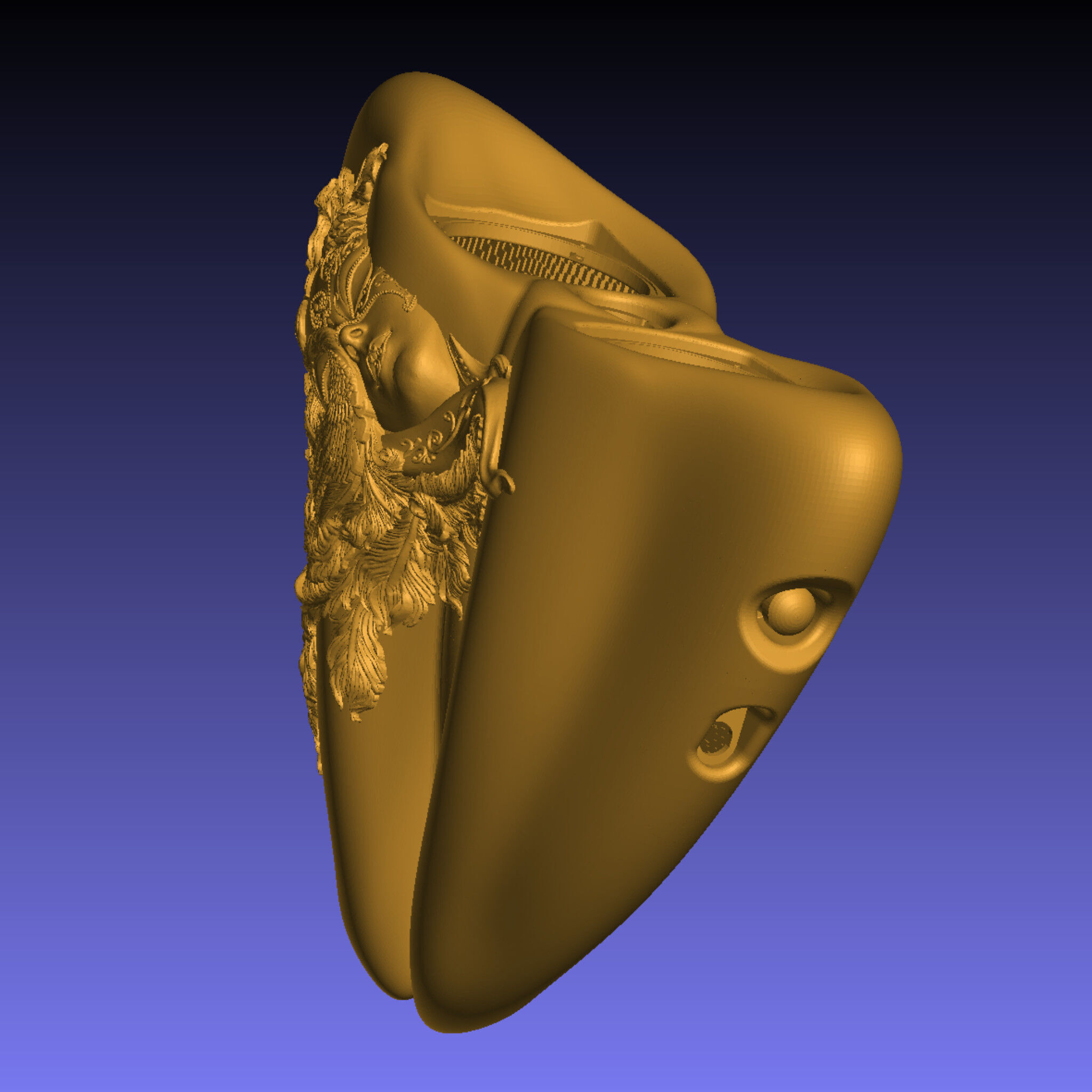 Loudspeaker enclosure NYMOS Masquee 3D print model_2