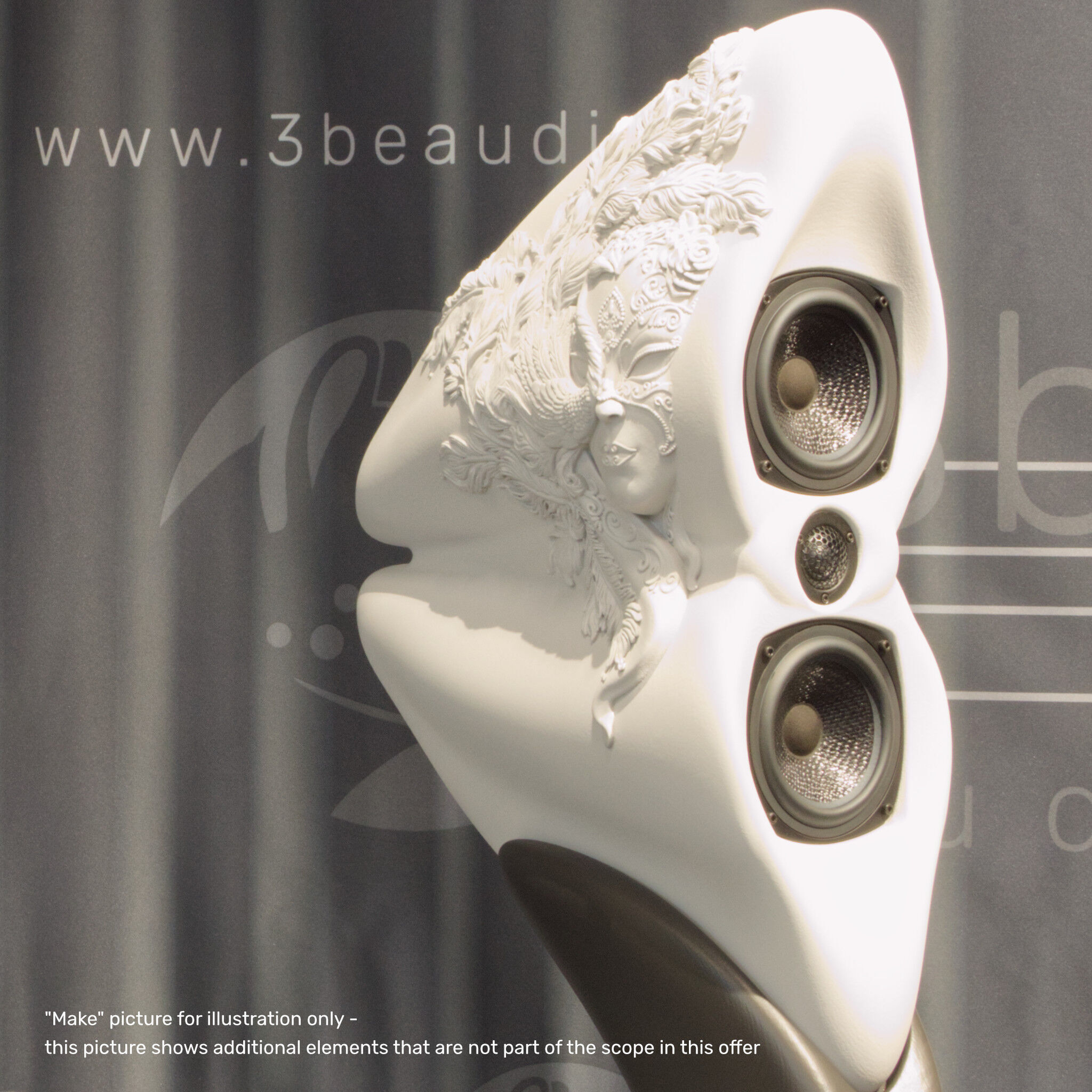 Loudspeaker enclosure NYMOS Masquee 3D print model_16